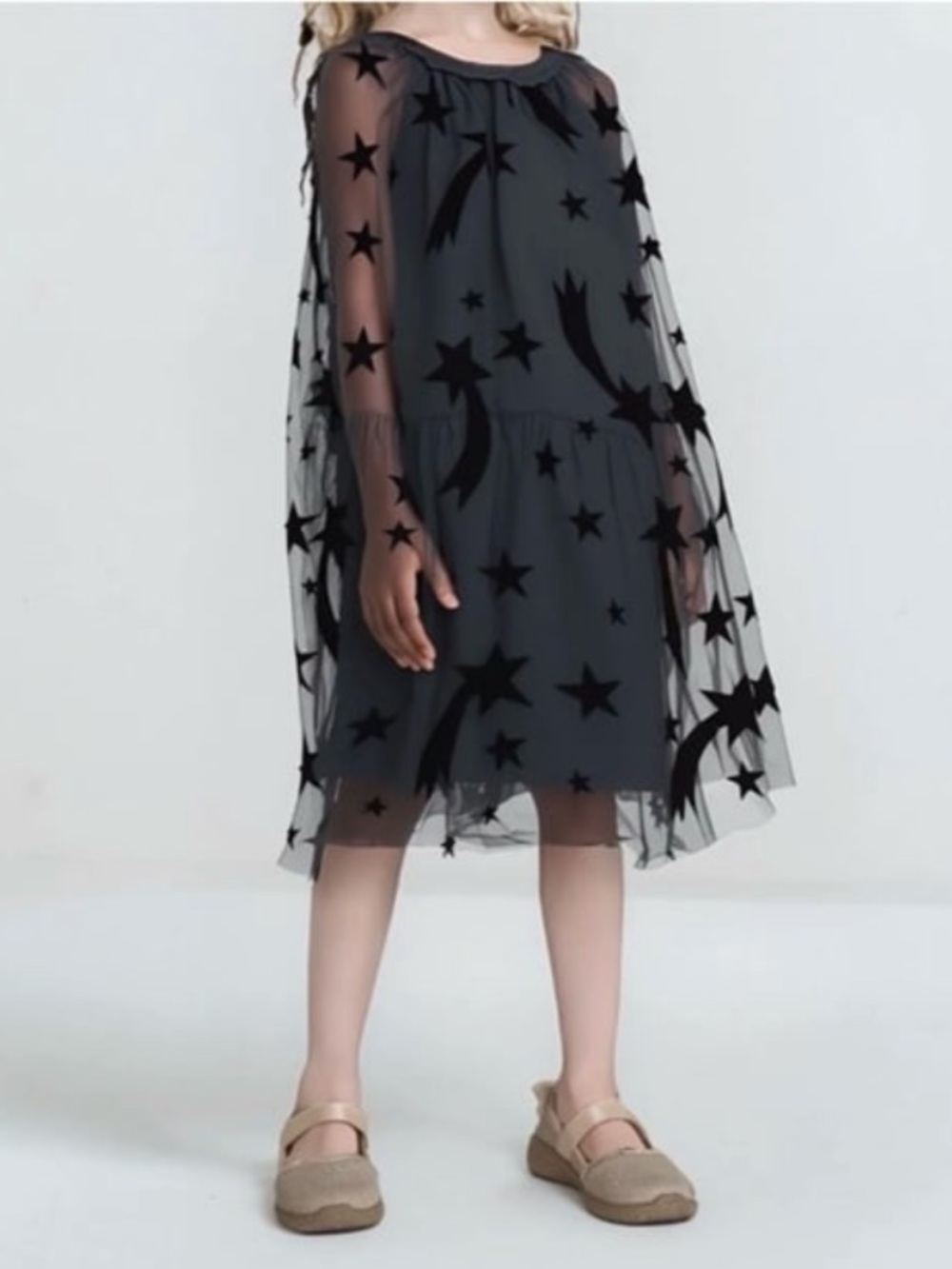Stella Maccartney Tulle Dress with Star print